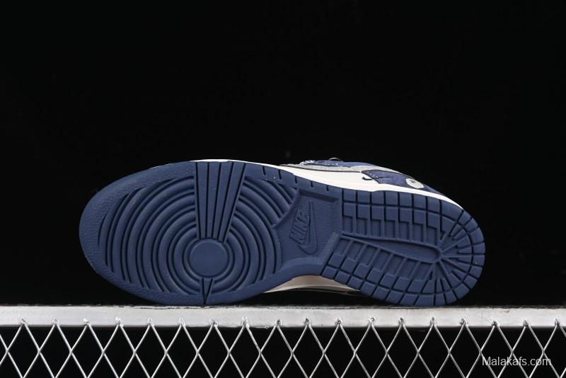 Nike SB Dunk Low Bape Collaboration Anniversary Edition Customized Low-Top Casual Sneakers - XY1688-008