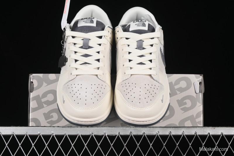 Nike SB Dunk Low The North Face Collaboration - Anniversary High-End Customized Low-Top Casual Skate Shoes - DQ1098-513