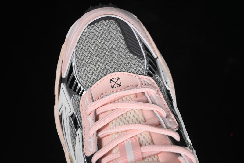 Off-White Be Right Low-Top Lifestyle Sneakers in White Pink - X.E5
