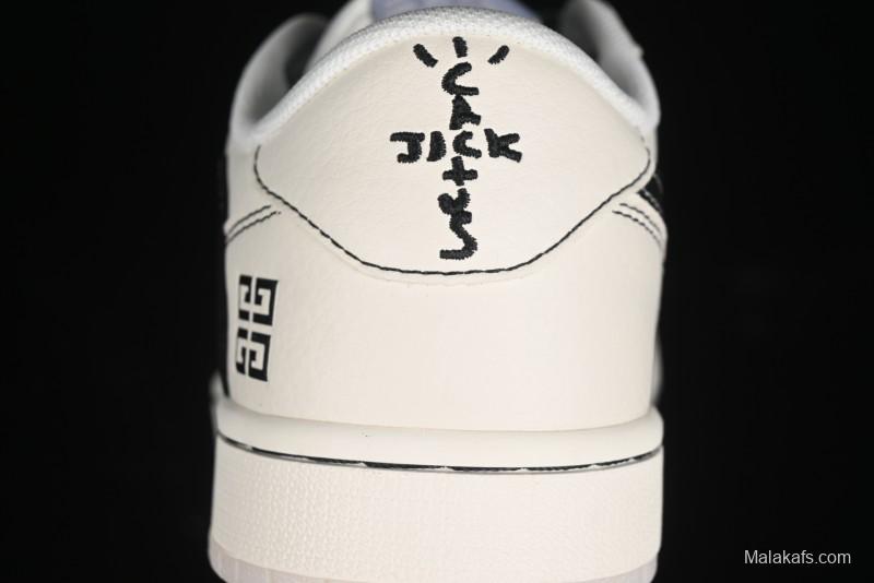 Nike Travis Scott x Fragment Design x Air Jordan 1 Low OG SP AJ1 Low Top Casual Sneakers - XY2688-111