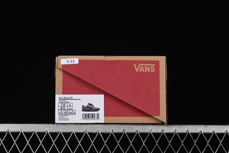 Vans Knu Skool DR Black Green New Series Chunky Sneakers - VN000CZU0BP