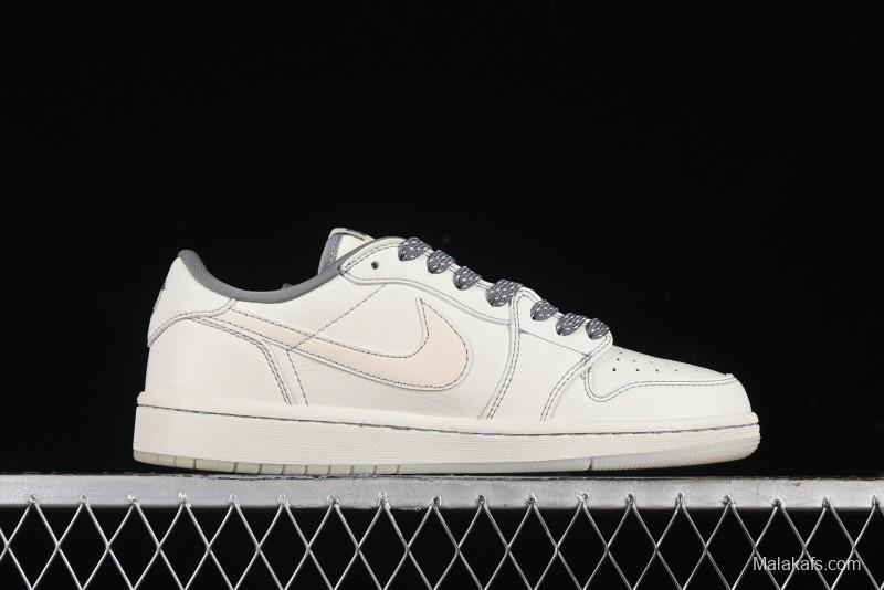 Nike Travis Scott x Fragment Design x Air Jordan 1 Low OG SP AJ1 Supreme Collaboration - CH6336-011