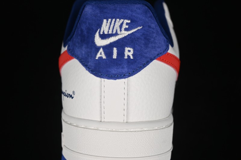 Nike Air Force 1 '07 Low Champion Collaboration - Blue White Red Low-Top Casual Sneakers - KK1988-002