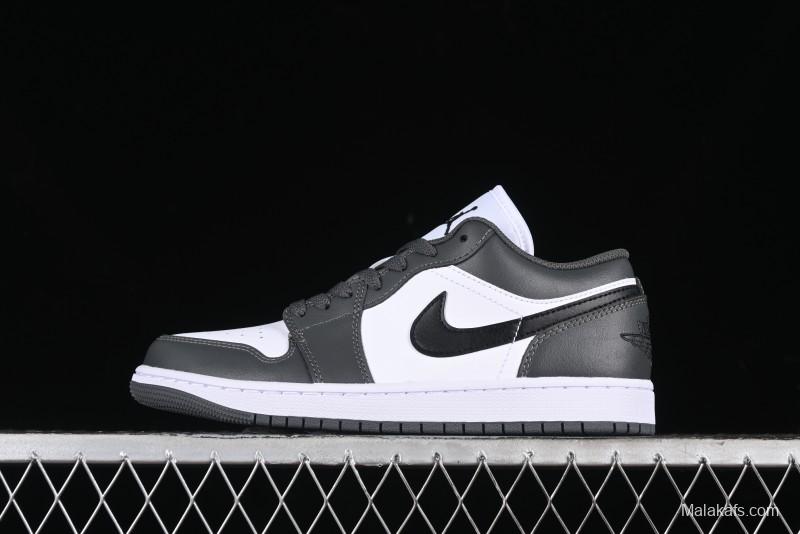 Nike Air Jordan 1 Low Iron Grey Casual Sneakers - 553558-152