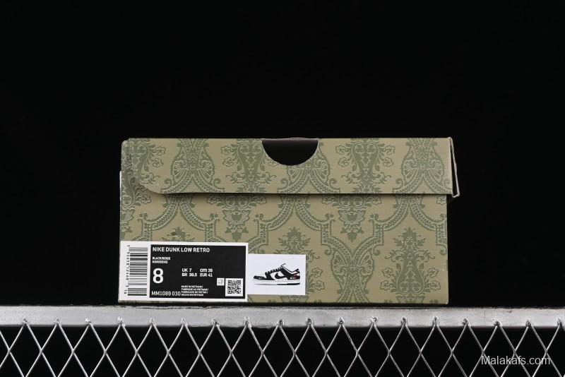 Nike SB Dunk Low Gucci Collaboration - Small Bee Series Black Hook Anniversary High-End Custom Low-Top Casual Sneakers - MM1089-030