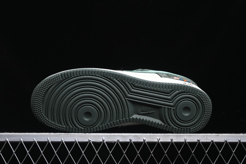 Nike Air Force 1 '07 Low Gucci Collaboration Jade Green Flywire Low-Top Casual Sneakers - KK1988-026