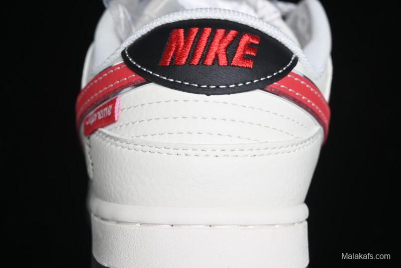 Nike SB Dunk Low Supreme Collaboration - Hello Kitty Anniversary Customized Low-Top Casual Sneakers - XY1688-018