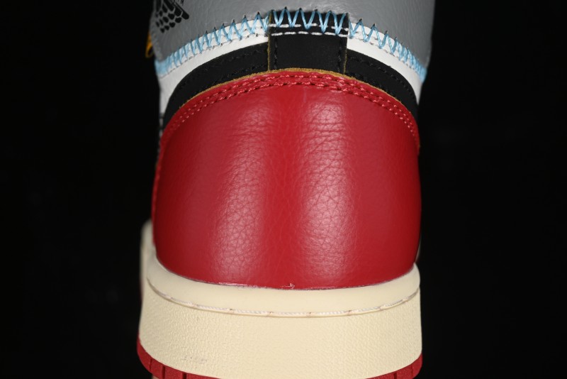 Nike Union x Air Jordan 1 Retro High Basketball Shoes with Chicago-Inspired Colorway - HV8563-600