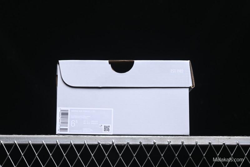 Nike Air Force 1 '07 Low Top Sneakers with Full-Grain Leather and Air Cushion - DD8959-111