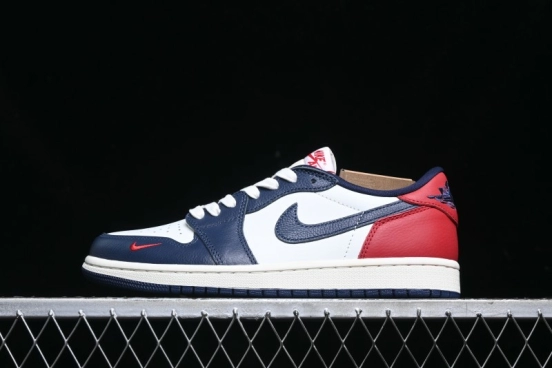 Nike Air Jordan 1 Low OG "Howard University" Casual Sneakers - HQ2993-100