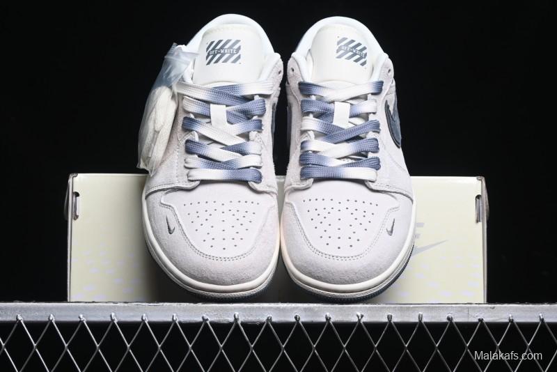 Nike Air Jordan 1 Low OF Collaboration Custom High-End Retro Basketball Shoes - DM9188-002