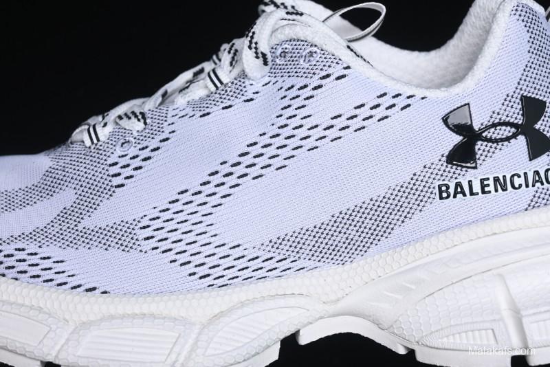 Under Armour x Balenciaga 3XL Sneakers Low-Top Retro Chunky Sole Dad Shoes - W3XUA9010