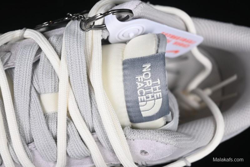 Nike Air Force 1 '07 Low The North Face Collaboration Silver Swoosh Drawstring Casual Sneakers - DM6688-016