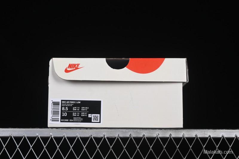 Nike Air Force 1 '07 Low Teddy Bear Collaboration Suede Blue Low-Top Casual Sneakers - KK1988-054