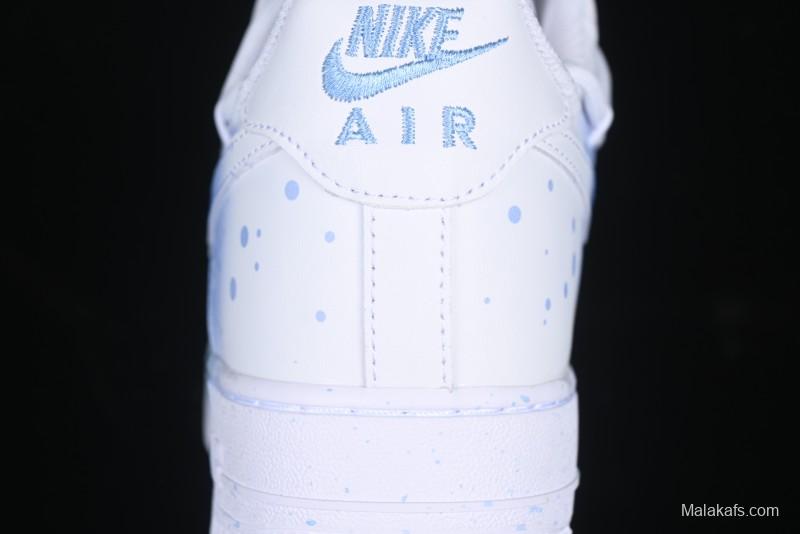 Nike Air Force 1 '07 Low Snow Tie-Dye Casual Sneakers with Lace-Up Closure - ZH0316-057