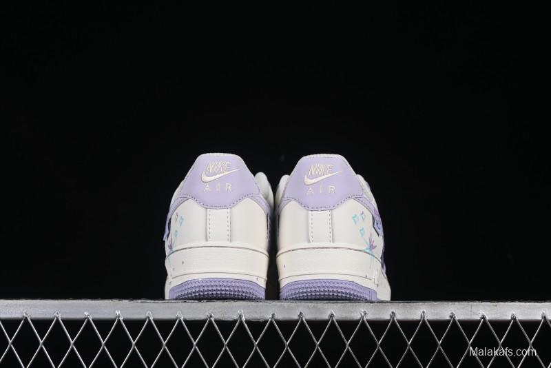 Nike Air Force 1'07 Low Casual Sneakers Purple Butterfly - FB1839-213