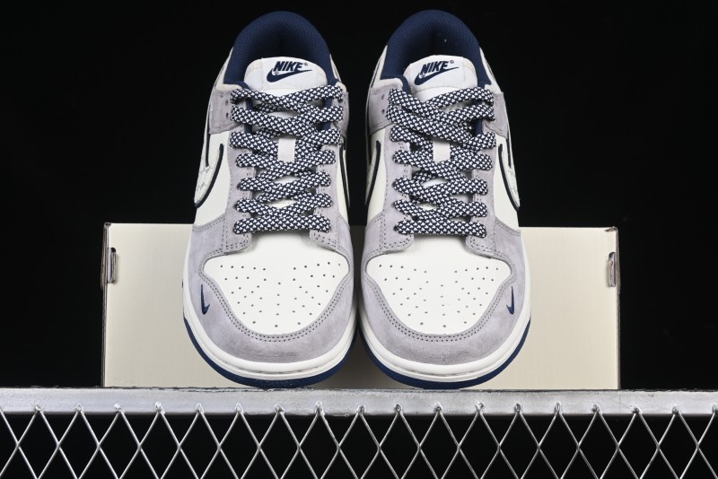 Nike SB Dunk Low MLB Collaboration Embroidered Blue Logo Anniversary Custom Low-Top Casual Skate Shoes - DJ2024-092
