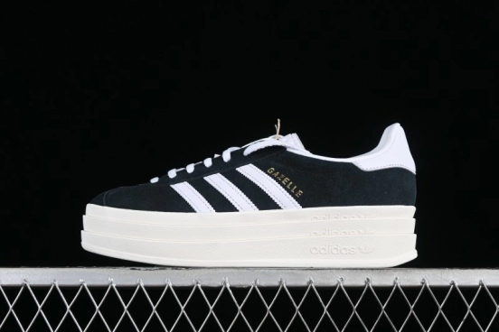 Adidas Originals Gazelle Bold HQ6912 Low-Top Sneakers with Thick Sole for Casual Wear Anti-Slip and Durable - HQ6912