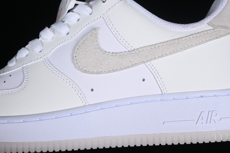 Nike Air Force 1 '07 Low Casual Sneakers with Full-Length Air Cushion - FN5832-100