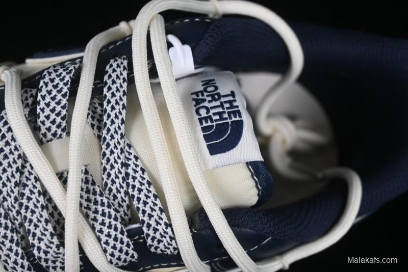 Nike Air Force 1 '07 Low The North Face Collaboration Beige Blue Patchwork Drawstring Casual Shoes - SJ1198-107