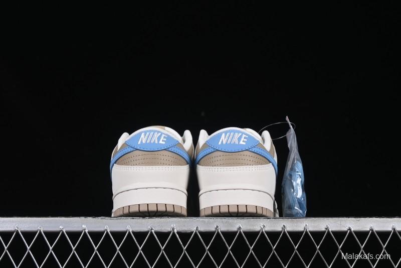 Nike Dunk Low Retro Premium Casual Sneakers in Caramel Cream - HQ1175-240