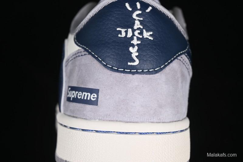 Nike Travis Scott x Fragment Design x Air Jordan 1 Low OG SP AJ1 Supreme Collaboration Sneakers - DM9288-006