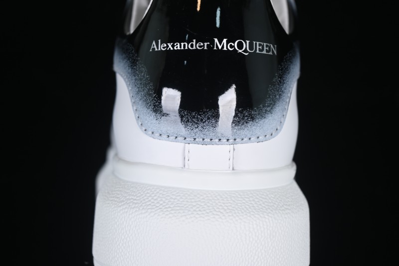 Alexander McQueen Oversized Sneakers with Gradient Black Detailing - D.E5