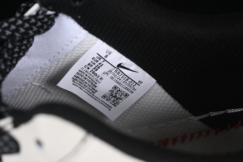 Nike Air Force 1 '07 Low Supreme Collaboration Casual Sneakers with Full-Length Air Cushion - BB7518-012
