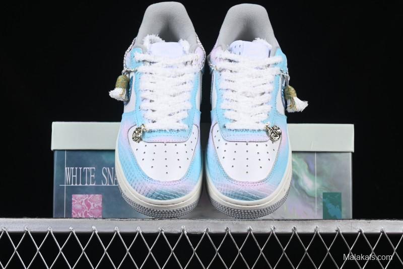 Nike Air Force 1 '07 Low YunYuJian CNY Year of the Snake Limited Edition Casual Sneakers - DX2678-222