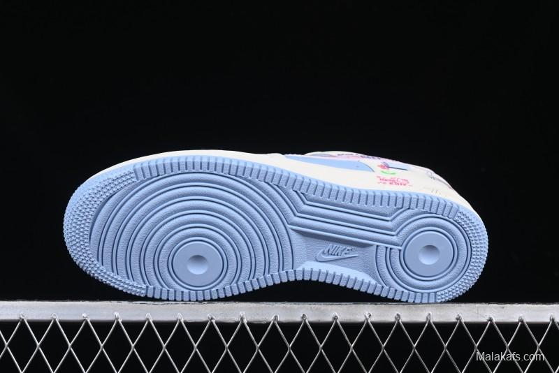 Nike Air Force 1 '07 Low Hello Kitty Comic Series Custom Low-Top Sneakers - DB3301-222