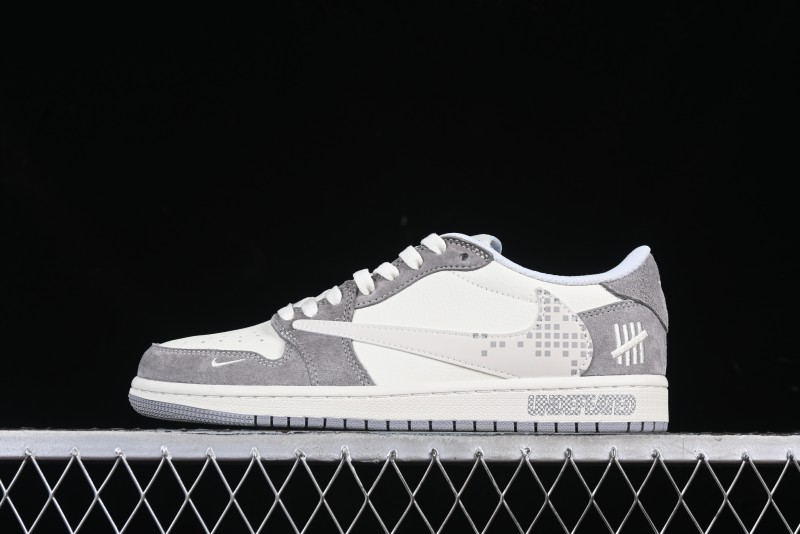 Nike Travis Scott x Fragment Design x Air Jordan 1 Low OG SP AJ1 Retro Casual Sneakers - DM7866-048