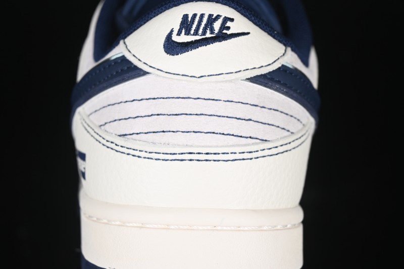 Nike SB Dunk Low Supreme Collaboration - Light Blue Double Swoosh Anniversary Custom Low-Top Casual Skate Shoes - XX3168-301