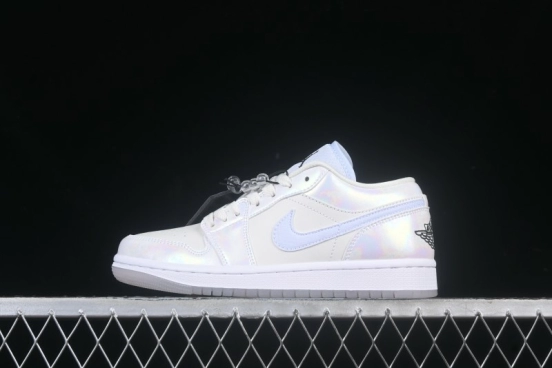 Nike Air Jordan 1 Low "Year of the Snake 2025" Retro Basketball Shoes with Pearl Iridescent Finish - HF4080-001