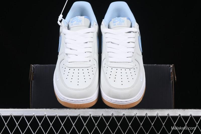 Nike Air Force 1 '07 Low Light Blue Casual Sneakers - 315122-102