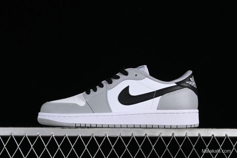 Nike Air Jordan 1 Low AJ1 Grey Black Low Top Casual Sneakers - CZ0790-110