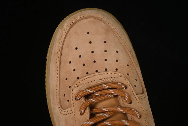 Nike Air Force 1 '07 WB Low-Top Sneakers with Full-Length Hexagonal Air Cushion - CJ9179-200