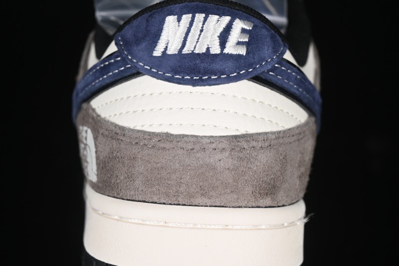 Nike SB Dunk Low The North Face Collaboration - Mysterious Grey Anniversary Edition Customized Low-Top Casual Skate Shoes - XS1086-006