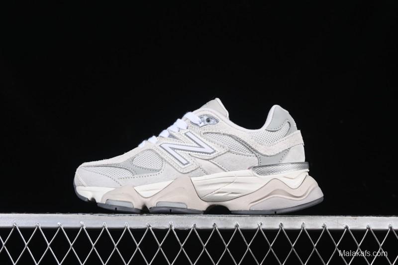 New Balance NB9060 Series Retro Casual Running Shoes with ABZORB Cushioning - U9060FGN