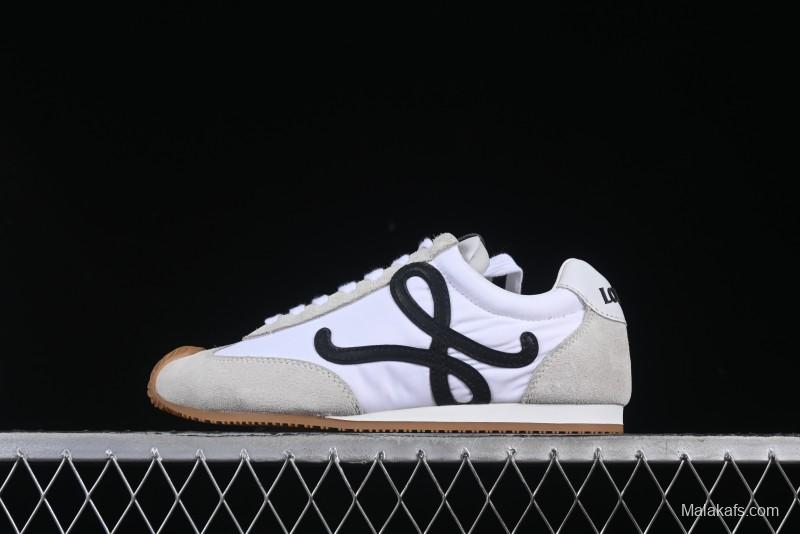 Loewe Ballet Runner 2.0 Sneakers Retro Style Low-Profile Casual Sports Shoes with Asymmetric Toe Design - Ballet Runner 2.0