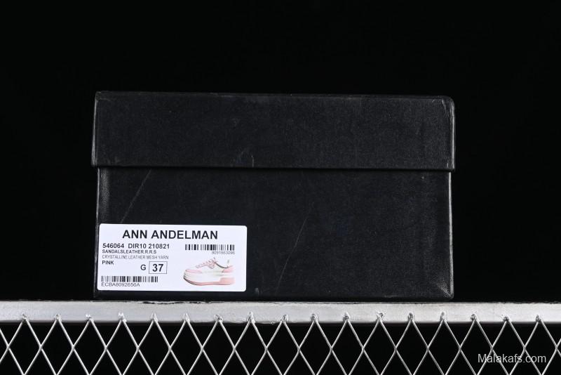 ANN ANDELMAN Pink White Chunky Retro Low-Top Sneakers - 210821