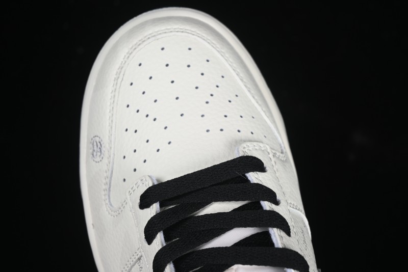 Nike SB Dunk Low Stussy Collaboration Barcode Embroidery Grey Hook Anniversary Custom Low-Top Casual Skate Shoes - DJ2024-054