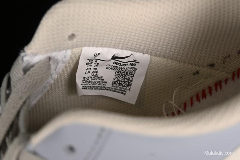 Nike Air Force 1 '07 Low Casual Sneakers in Ancient Blue with Full-Length Honeycomb Air Cushion - DB3301-199