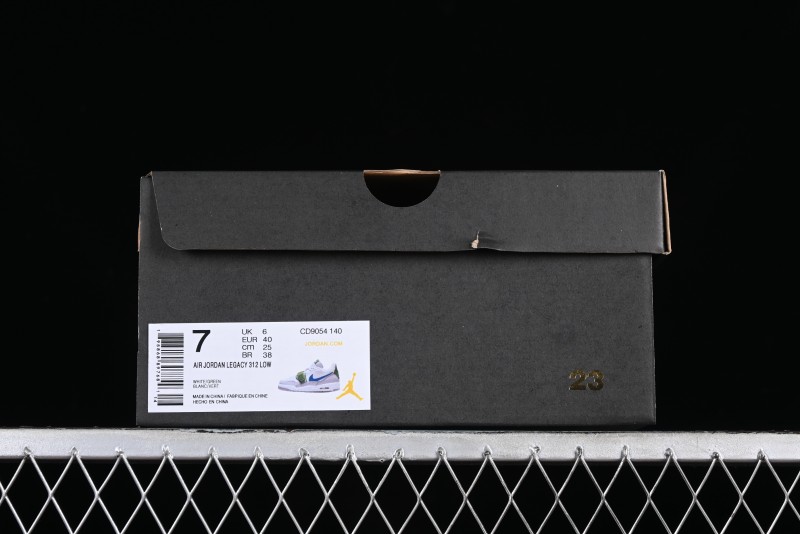 Nike Air Jordan Legacy AJ312 Low Triple Strap Sneakers with Premium Leather - CD9054-140