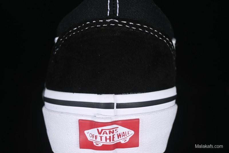 Vans Premium Old Skool Classic Black & White Low-Top Skate Shoes - VN000ZD4Y28