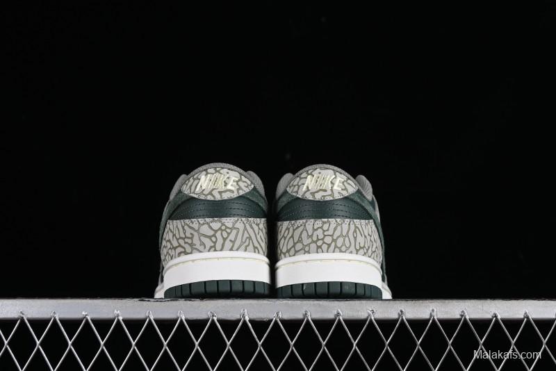 Nike Dunk Low Urban Landscape 2.0 Cracked Suede SB Low-Top Casual Sneakers - HF4878-053