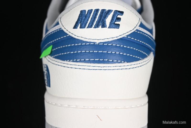 Nike SB Dunk Low The North Face Collaboration Anniversary Edition Customized Low-Top Casual Skate Shoes - DM6868-040