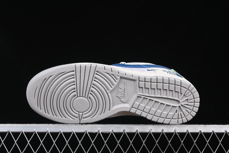 Nike SB Dunk Low The North Face Collaboration Anniversary Edition Customized Low-Top Casual Skate Shoes - DM6868-040