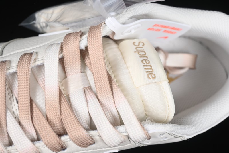 Nike SB Dunk Low Supreme Collaboration Two-Tone Khaki Anniversary High-End Custom Low-Top Casual Skate Shoes - BB8675-111