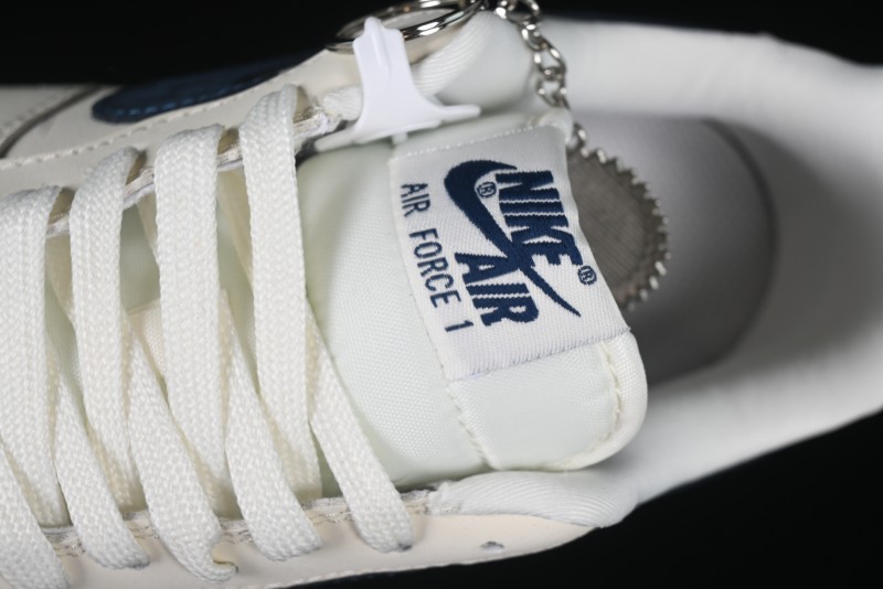Nike Air Force 1 '07 Low Stussy Supreme Collaboration Checkerboard Beige Low-Top Casual Sneakers - DF0188-037