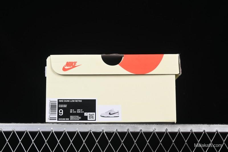 Nike SB Dunk Low Stussy Collaboration - Black Swoosh Anniversary Custom Low-Top Casual Skate Shoes - XX3168-069